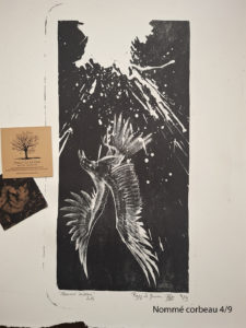 193 LITHO Nommé corbeau 4sur 9