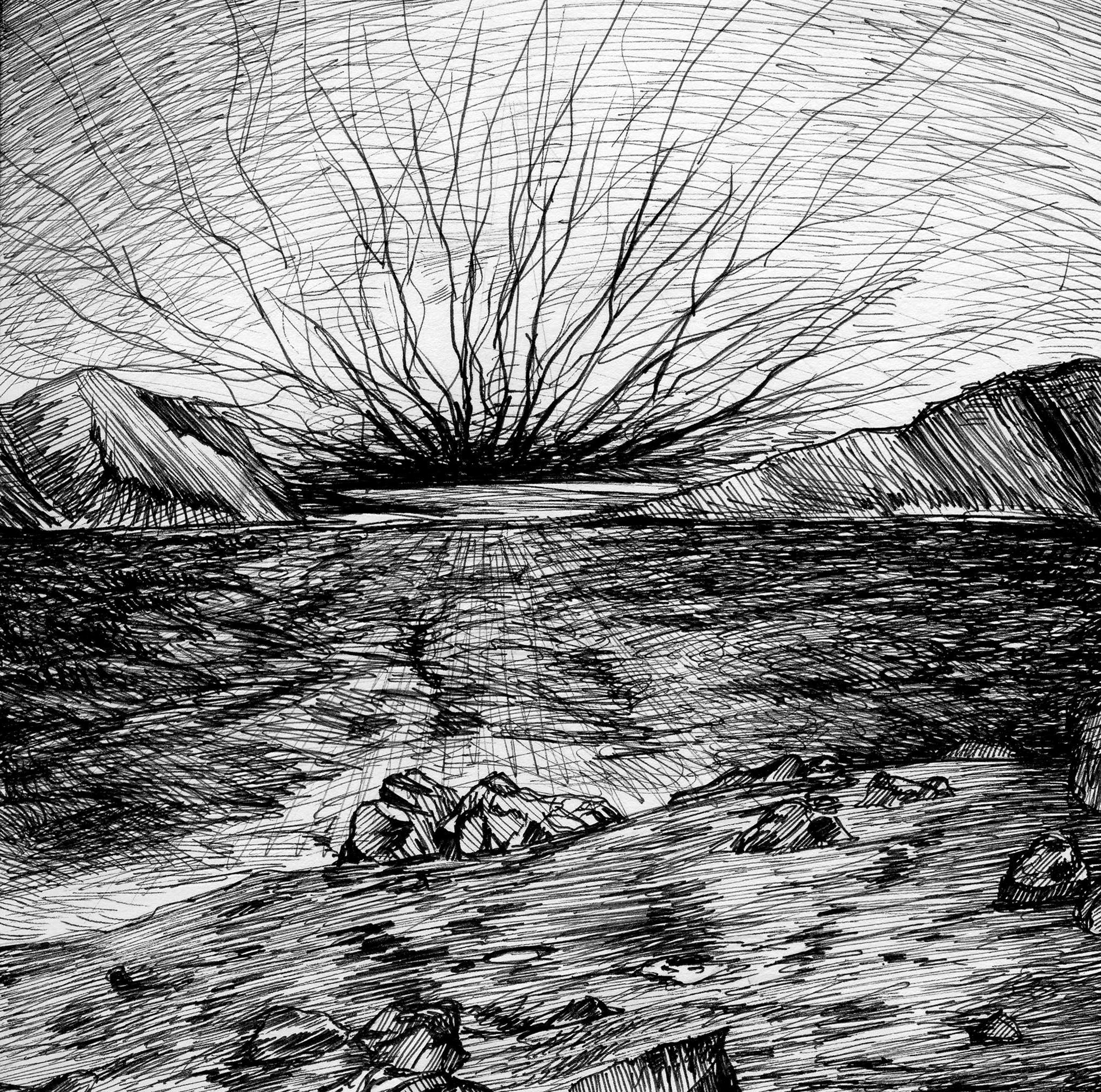 Illustration du conte "Les Terres Hostiles" issu du 2ème EP éponyme